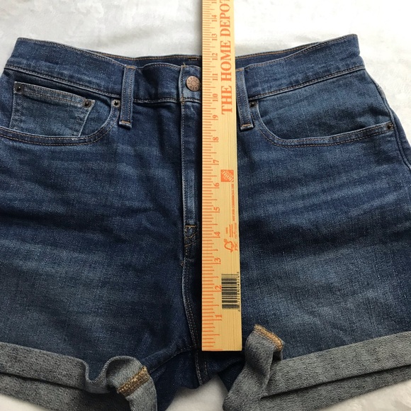 J Crew Jean Shorts Size 28 Denim Cuffed Re-Imagined NWT - Picture 7 of 11